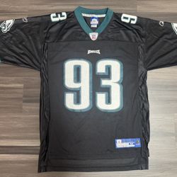 Vintage Philadelphia Eagles Jevon Kearse #93 On-Field Alternate Jersey Men’s M 