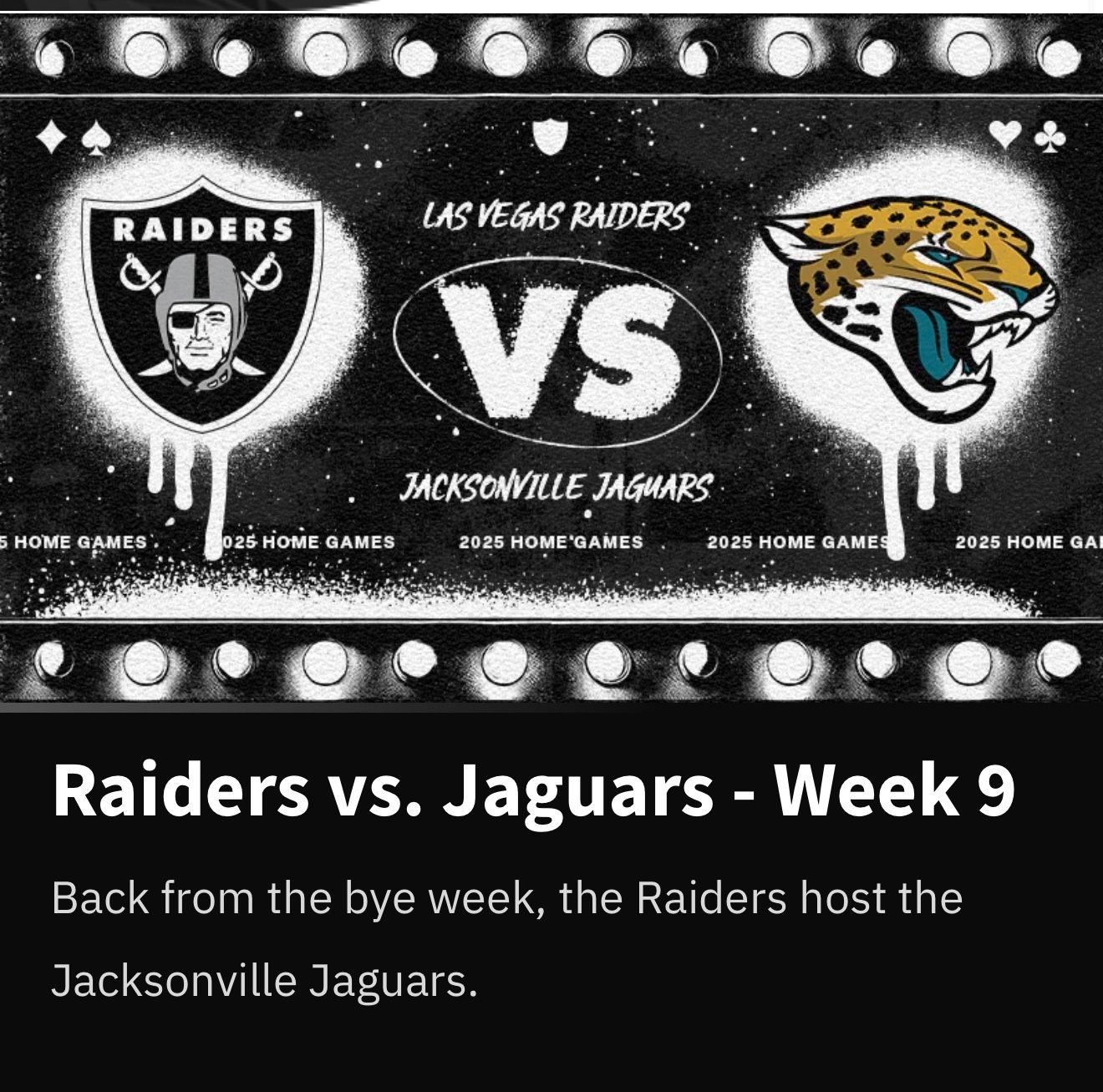 Raiders Vs Jaguars
