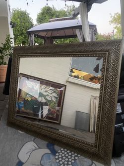 Gold Framed Mirror 