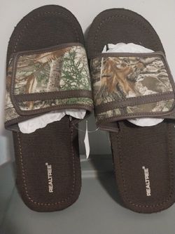 Men's New Camo Slides Shoes Size 13 14