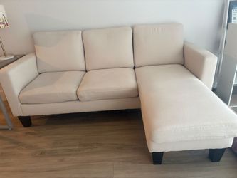 Small Comfortable Sectional Sofa with Chaise - Offers Accepted.