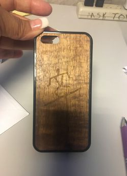 iPhone wooden case
