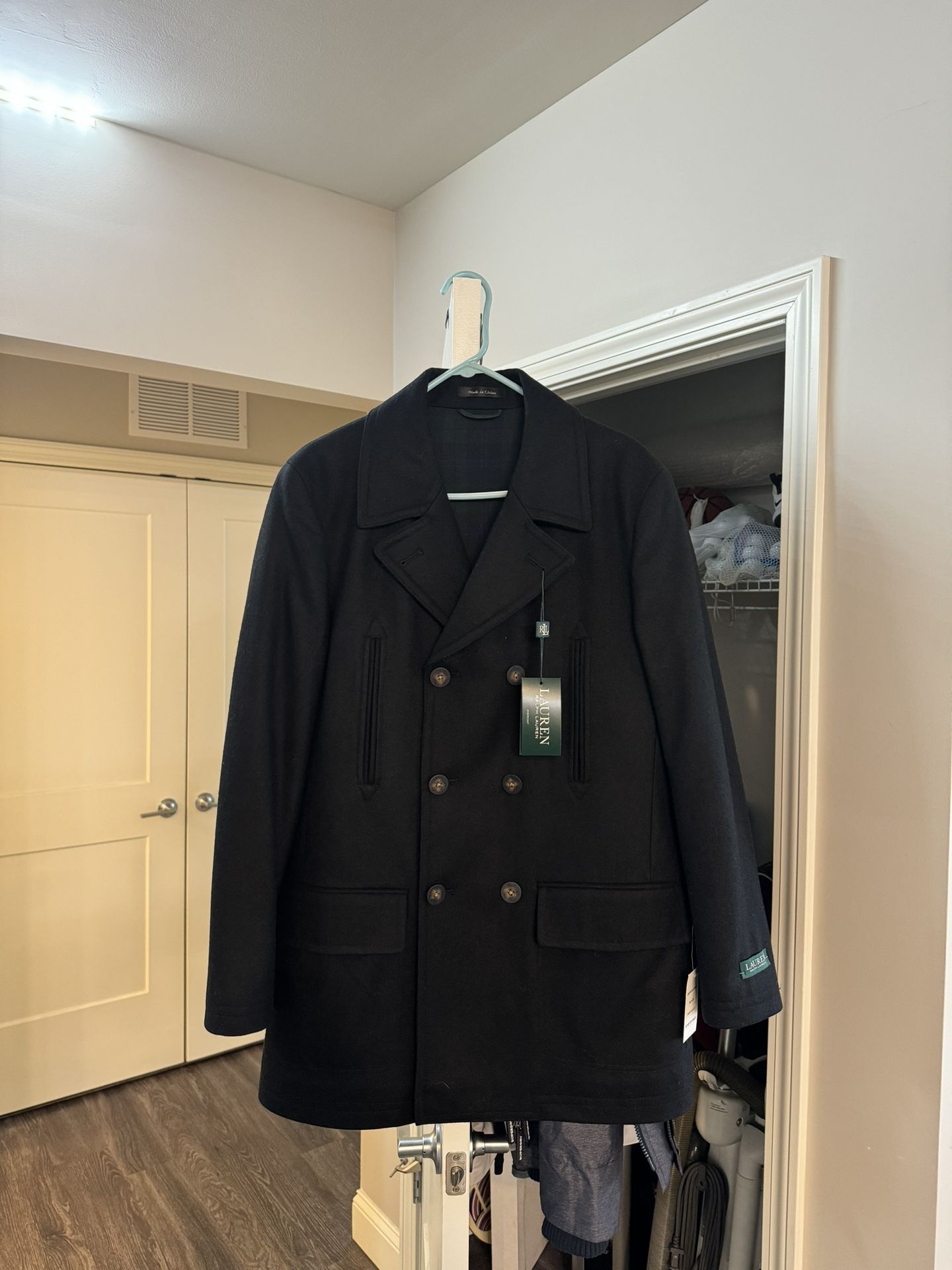 New Ralph Lauren Overcoat 38R