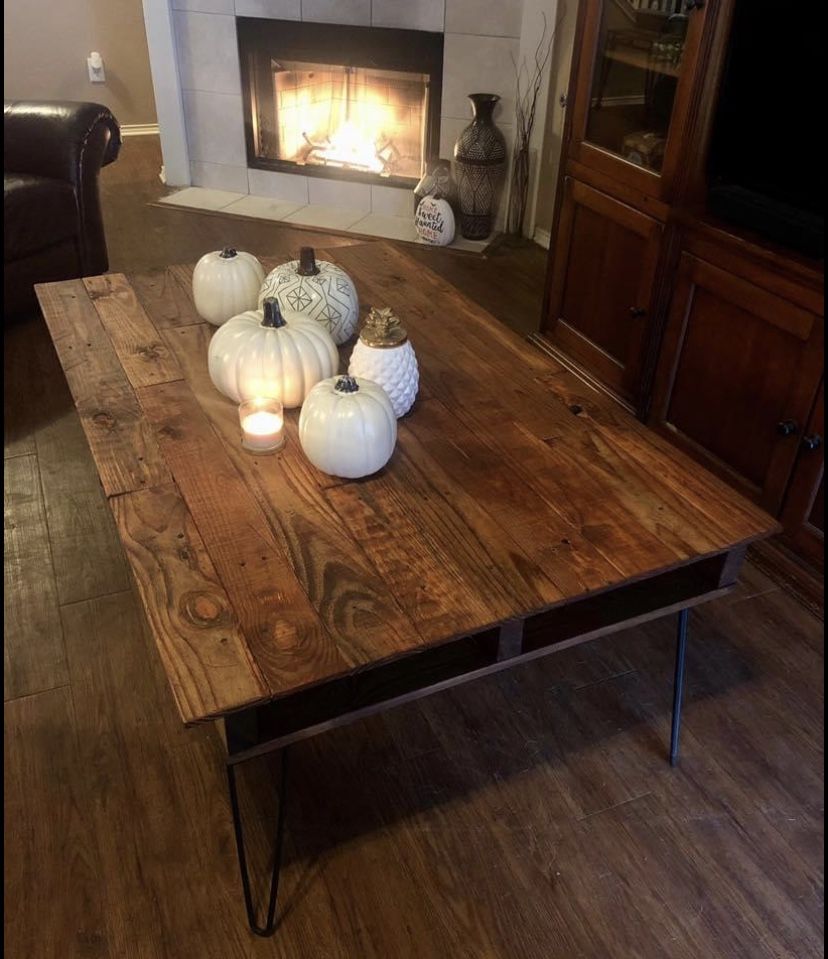 Handmade mahogany coffee table