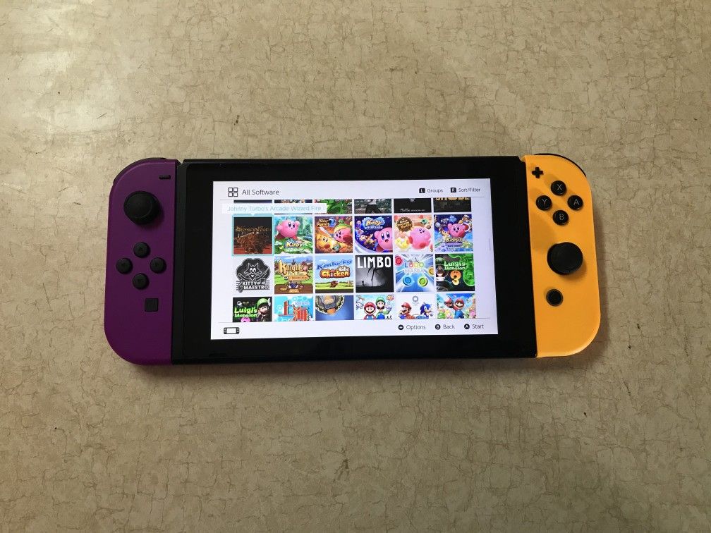 Nintendo Switch V2 Mod With 100 Switch Games and 512GB