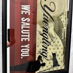 Yuengling Service Men Beer Mirror Sign