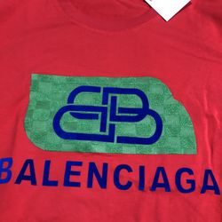 Red Balenciaga Shirt. S,m,l