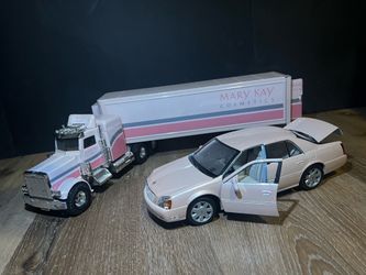Collectable semi truck/cadillac