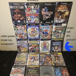 NINTENDO GAMECUBE GAMES SELL OR TRADE 