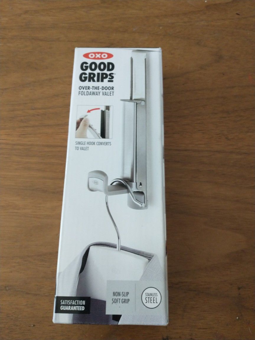 oxo good grips over the door foldaway valet hook