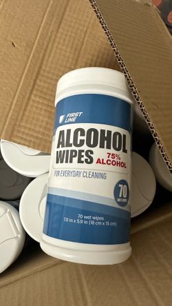 75% alcohol wipes boxes