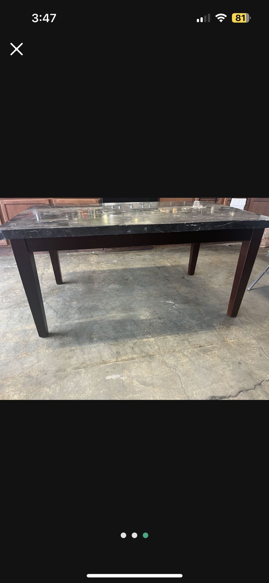 Dining Table , Marble Top Need To sell ASAP