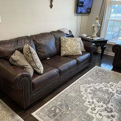 Leather Couch 