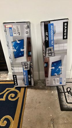 2 Wall Mounts Hold Up To 150 Pounds 42 To 90 Inch New