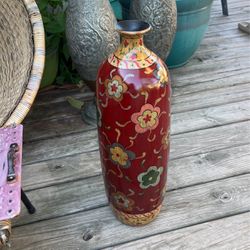 Japanese Cloisonné Vase 2 Feet Mint