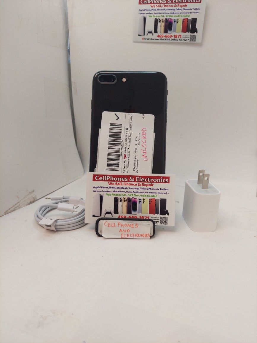 IPhone 8 plus 64GB on cash deals starting 149$