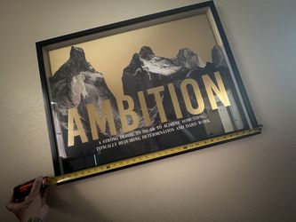 Large 24x32 Black & Gold Picture