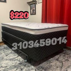 Twin Size Boxspring And Mattress