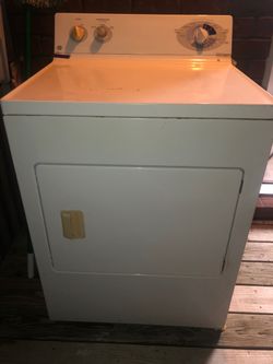 GE Electric Dryer White Front Load