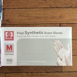 Medium Vinyl Gloves 