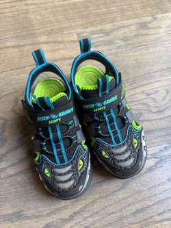 Skecher kids blue& black sneaker light Shoes
