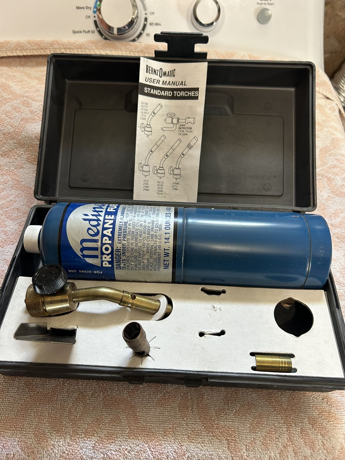 BERNZ OMATIC USER MANUAL STANDARD TORCHES