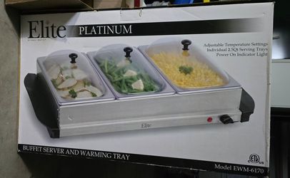 New Elite platinum buffet server and warming tray