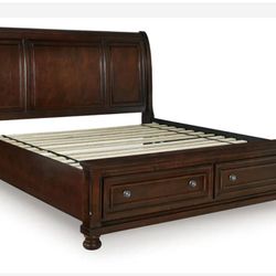 Sleigh Bed Frame.   King And Queen Size Available 