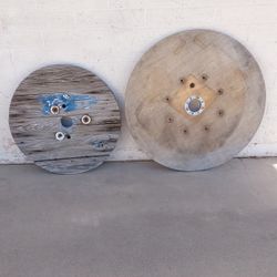 Large Wood Spool Ends - Good for Making Table Tops - $25 Each