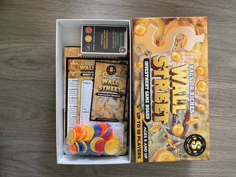 Rags or Riches Wall Street Board Game