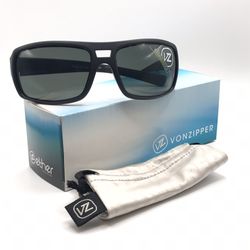 VonZipper Hammerlock Sunglasses Black Satin 
