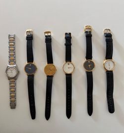 Lot of 8 Watches – 4 Movado Museum Style + Gucci + More! Bundle Deal Las Vegas