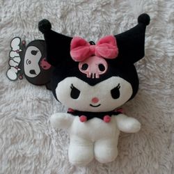 Kuromi Plush Keychain