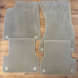 Audi A6 C7 Tan Oem Carpet Floor Mats