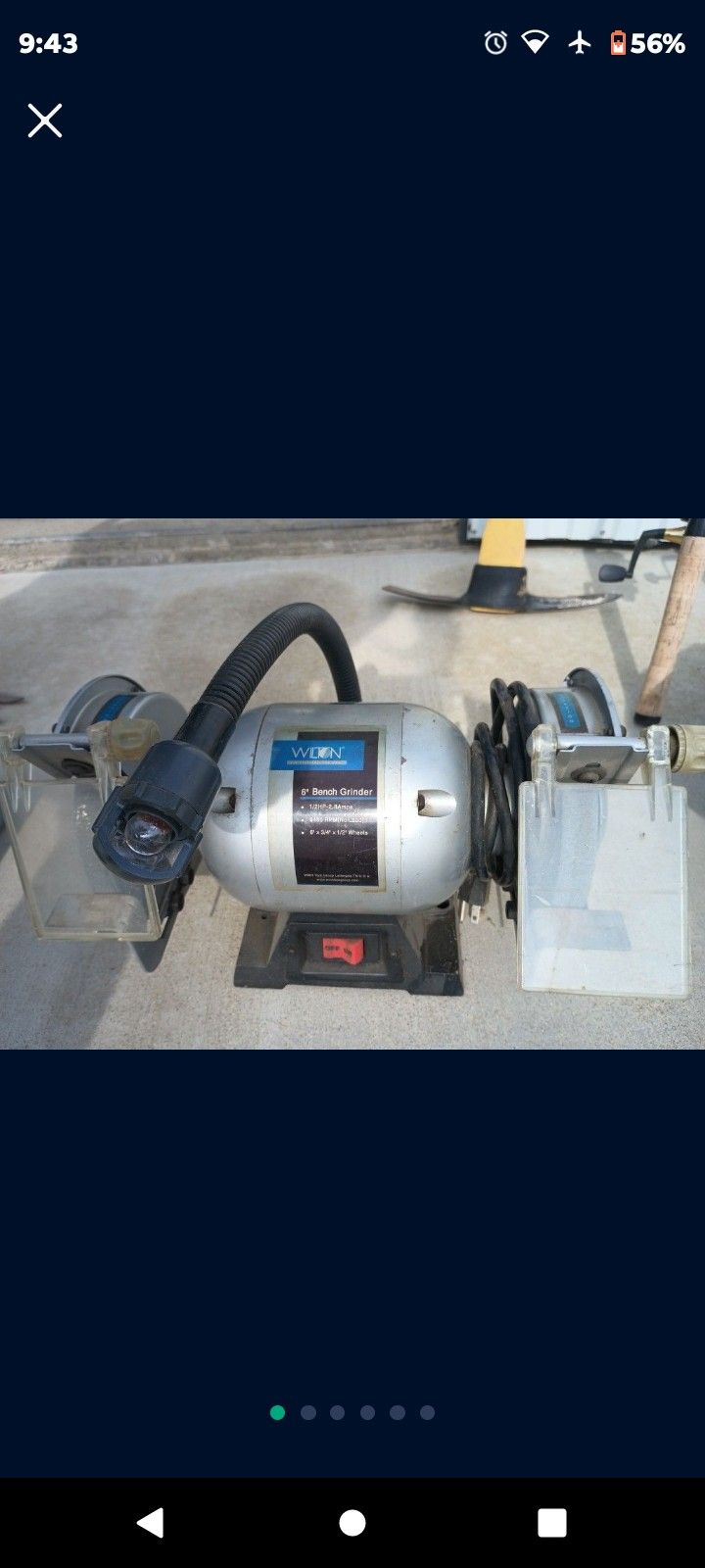 Wilton Bench Grinder 6 1/2 Horsepower