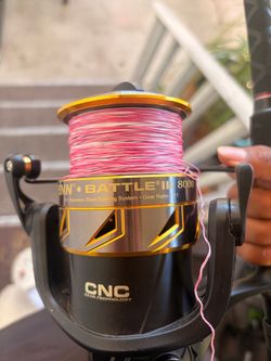 Shark reel and rod set up