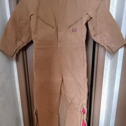Dickies Insulated Coveralls Overalls Fits 5' 9" perfectly. 42-44 Short SEE ALL PHOTOS  with measurements. See our other great vintage art antiques jew