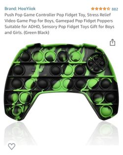 Push Pop Game Controller Pop Fidget Toy, Stress Relief 