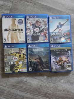 PS4 Games Bundle – Lot of 6
