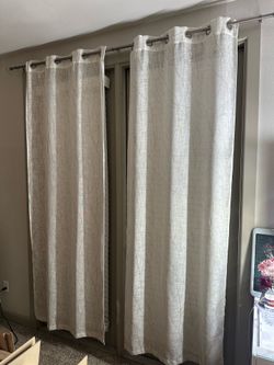 Window curtains long
