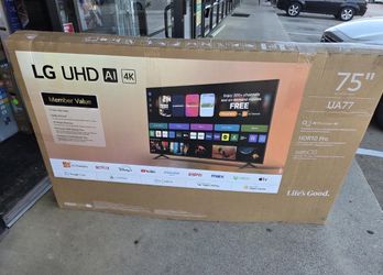 75UA77 75” Lg smart 4k led Uhd tv