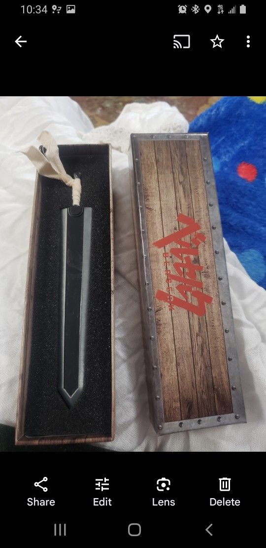 BERSERK SWORD LETTER OPENER Loot Crate Exclusive KENTAROU MIURA Demon Slayer