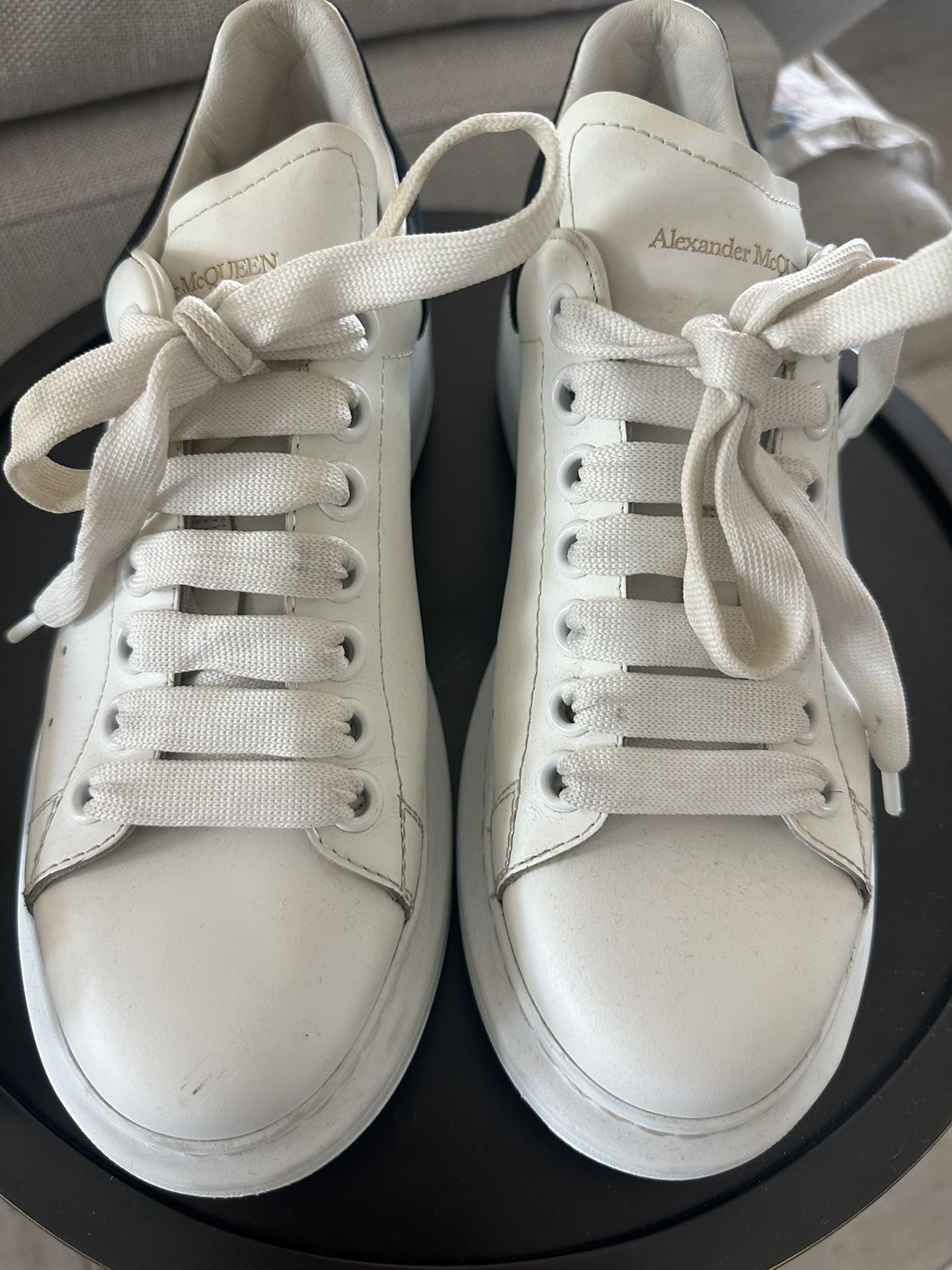 Alexander McQUEEN white Sneakers,All Products : American Fashion Style Bags On Sale