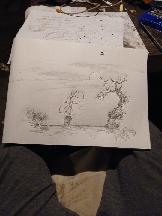 Drawing By Me Charles W. Brown