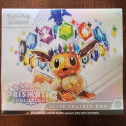 Pokemon Prismatic Evolutions Elite Trainer Box