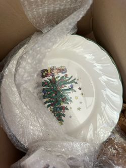China Happy holidays Nikko Japan plate seth