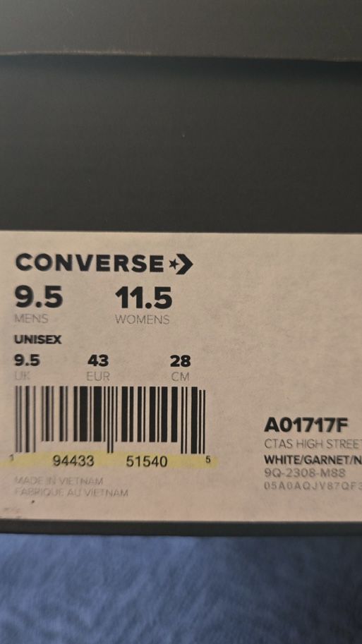 White Converse All Star Shoes