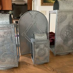 Pottery Barn Rosalee Lantern Set