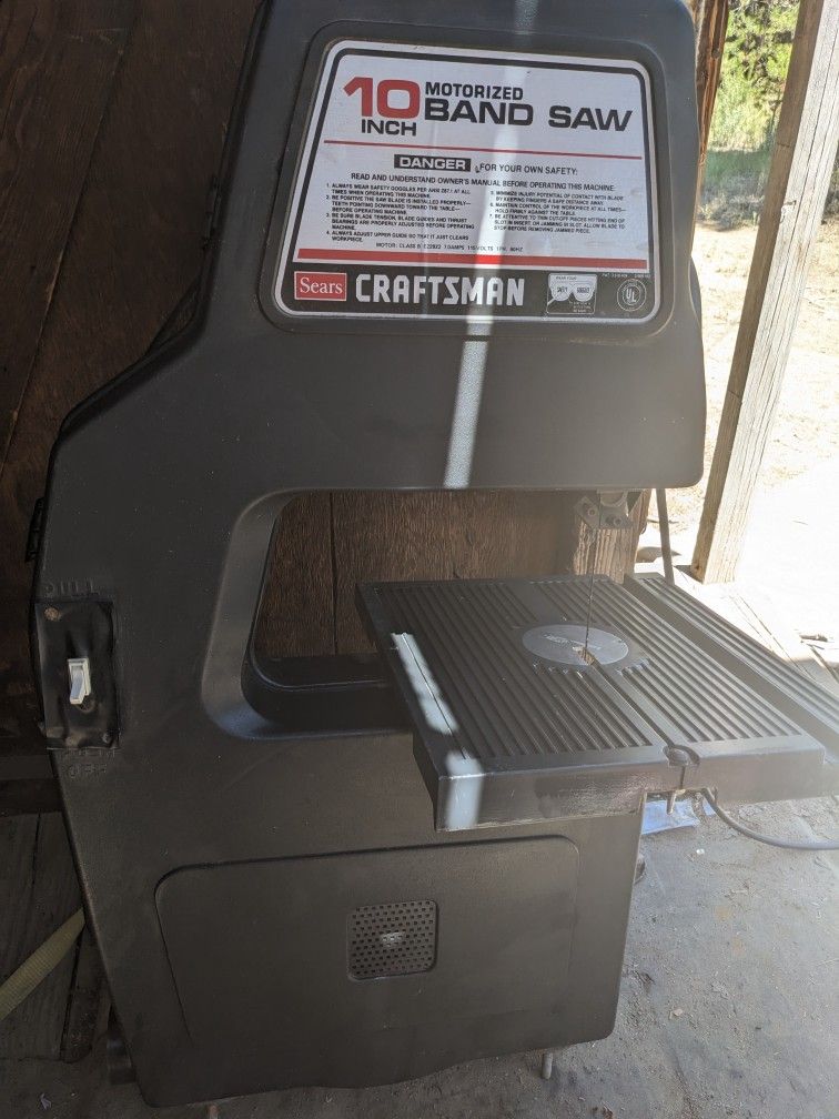 Used Craftsman 10 Inch Band Saw