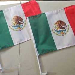 Mexico Car Flags 1 Pair $20 Firm On Price 